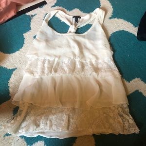 White dress top